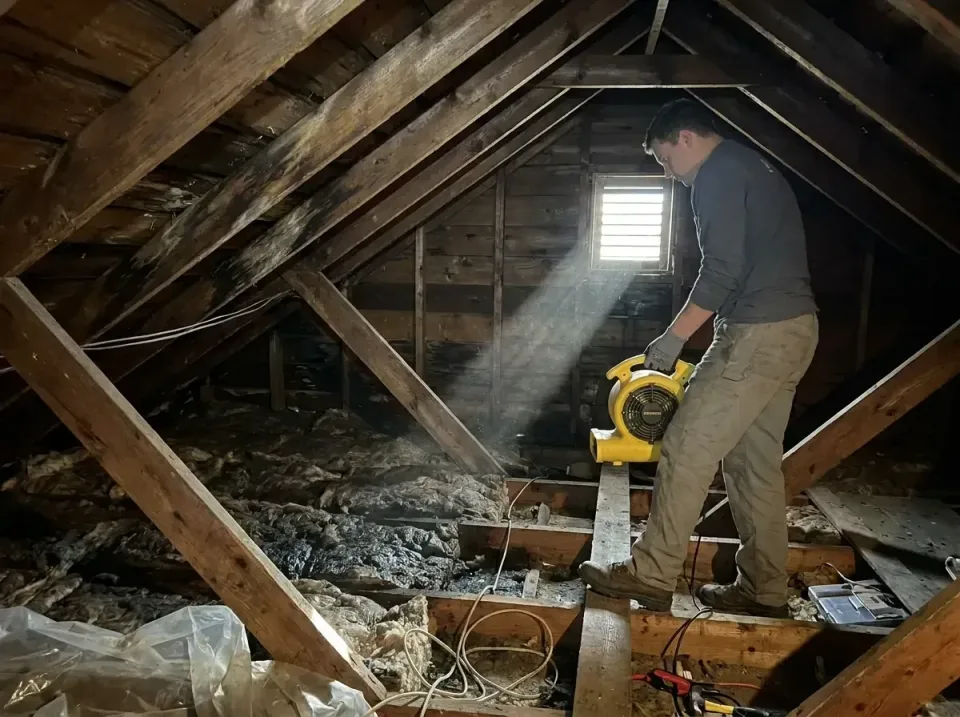 attic-water-damage-drying-proc-007 — frequently asked questions, Emergency Water Extraction & 24/7 Flood Response in Burke C…